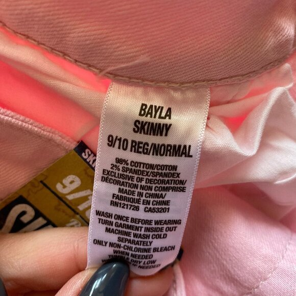 Aeropostale BNWT pink ombre "Bayla" skinny jeans - Picture 9 of 10